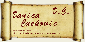 Danica Čučković vizit kartica